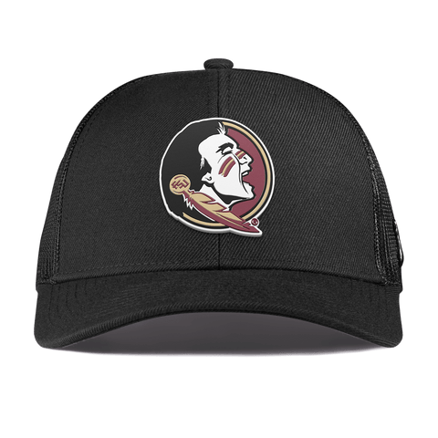 Florida State University "FSU Team Logo" Curved Stretch Trucker Black