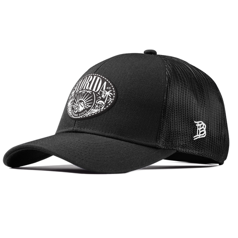 Florida Traveler Curved Stretch Trucker Black