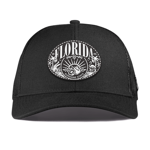 Florida Traveler Curved Stretch Trucker Black