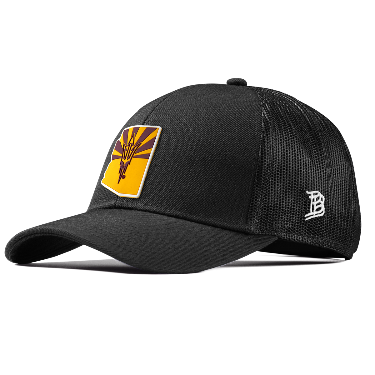 Arizona State University "Fork 'Em State" Stretch Snapback Trucker Black