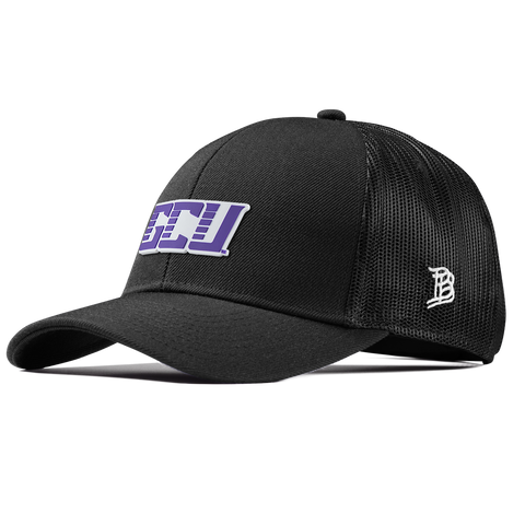 Grand Canyon University "GCU Block" Stretch Snapback Trucker Black