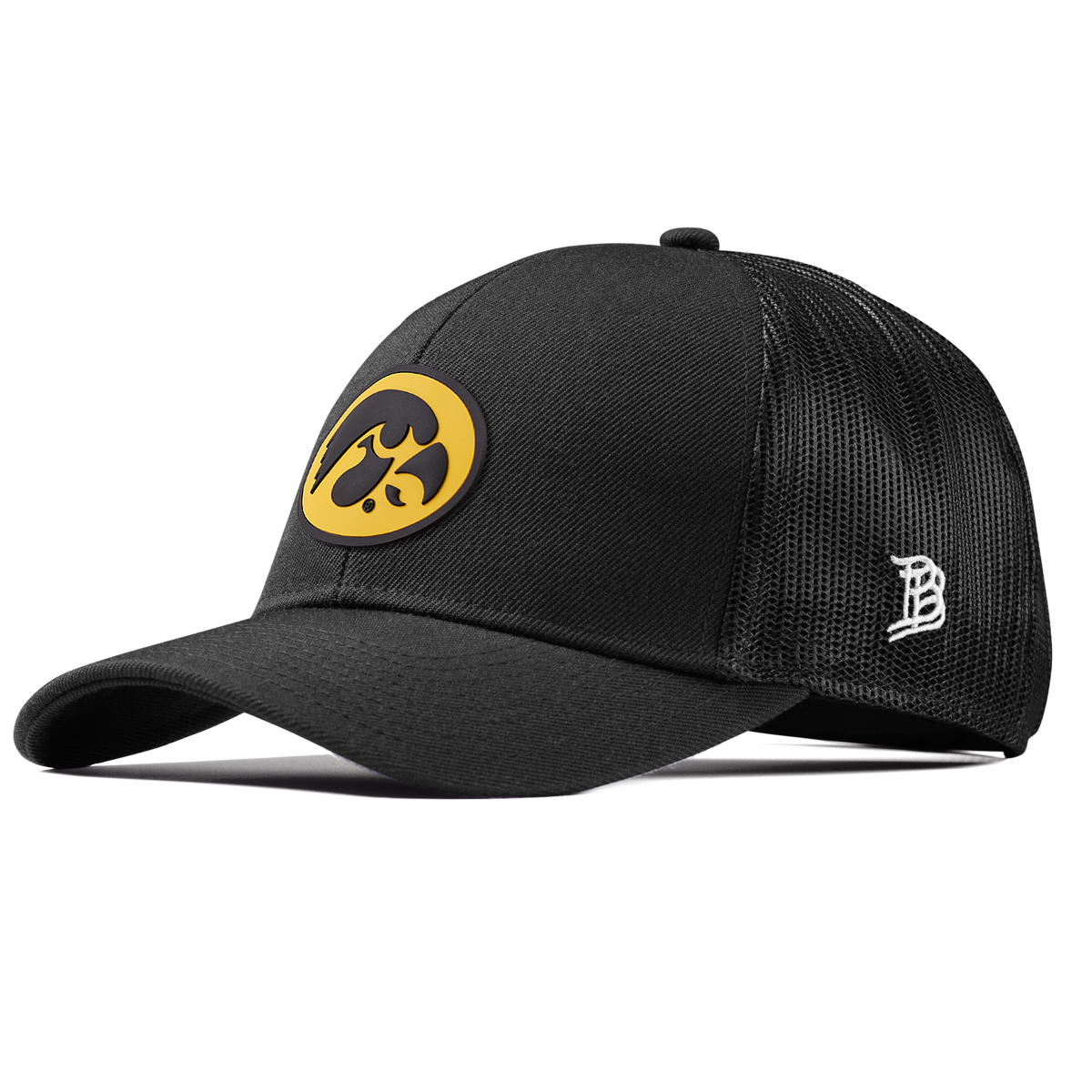 University of Iowa "Iowa Hawkeyes Team Logo" Stretch Snapback Trucker Black