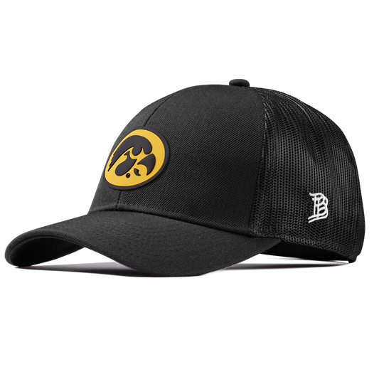 University of Iowa "Iowa Hawkeyes Team Logo" Stretch Snapback Trucker Black