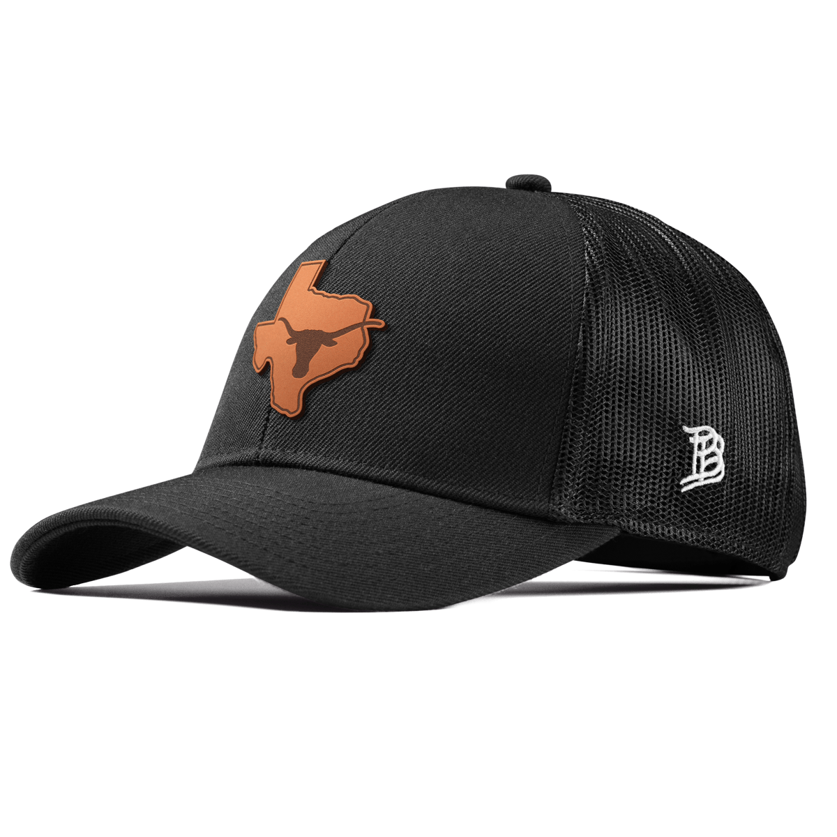 University of Texas "Longhorn State Outline" Curved Stretch Trucker Black
