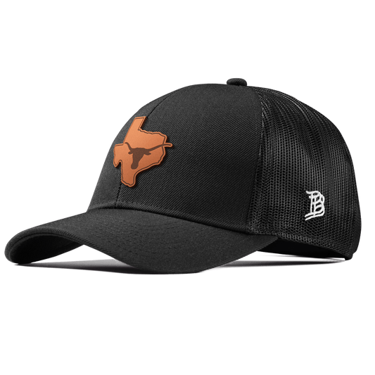 University of Texas "Longhorn State Outline" Curved Stretch Trucker Black