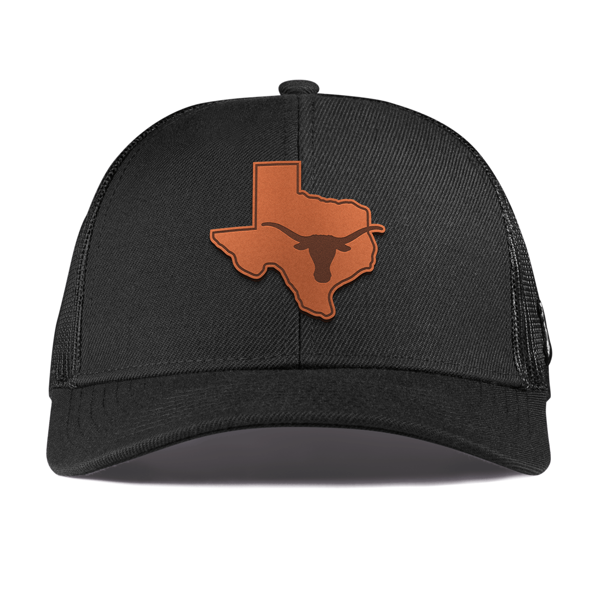 University of Texas "Longhorn State Outline" Curved Stretch Trucker Black