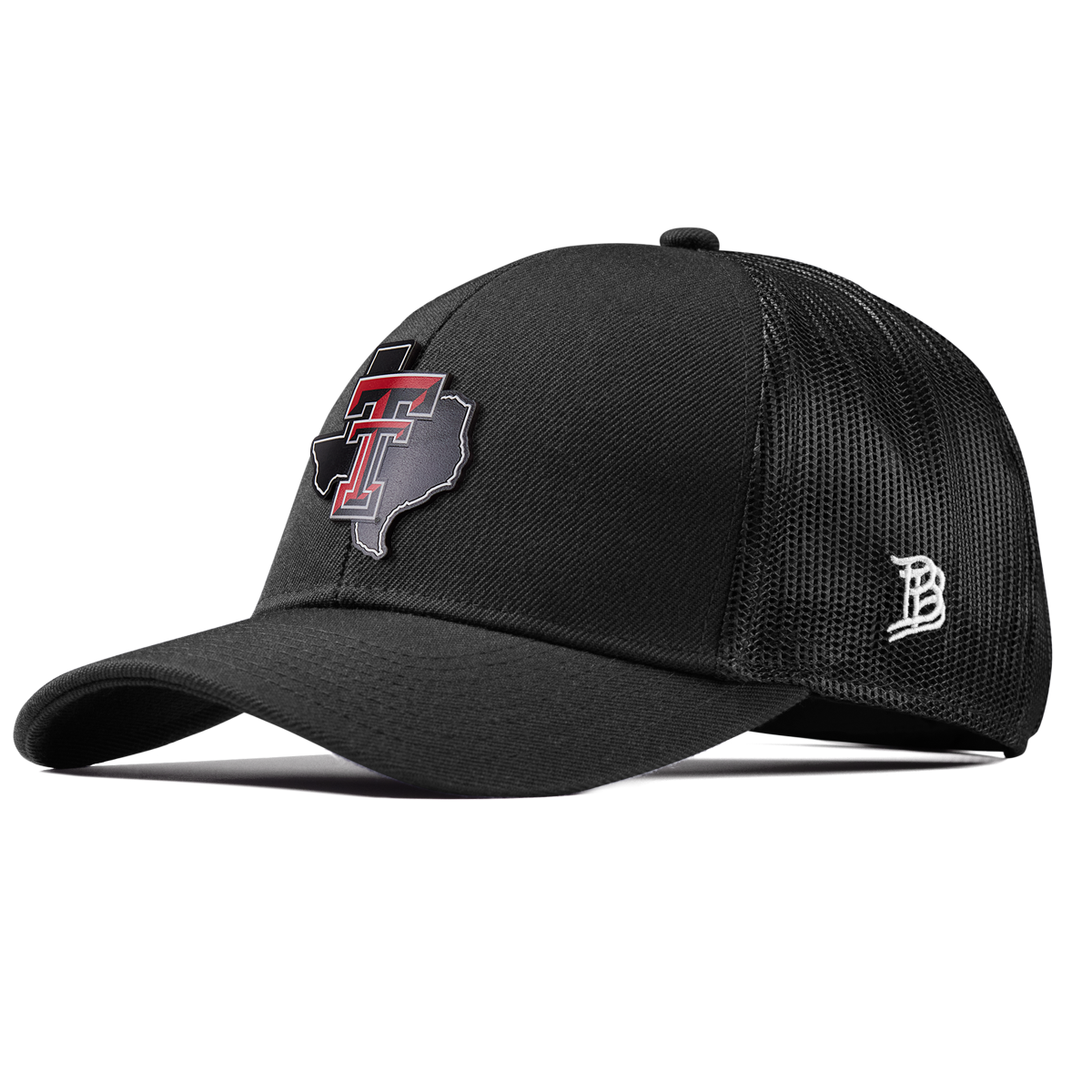 Texas Tech University "Lubbock Local" Curved Stretch Trucker Black