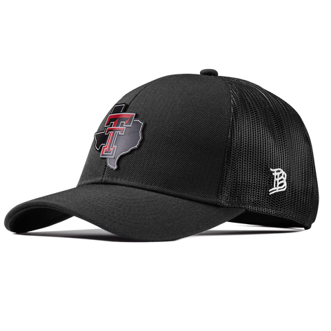 Texas Tech University "Lubbock Local" Curved Stretch Trucker Black