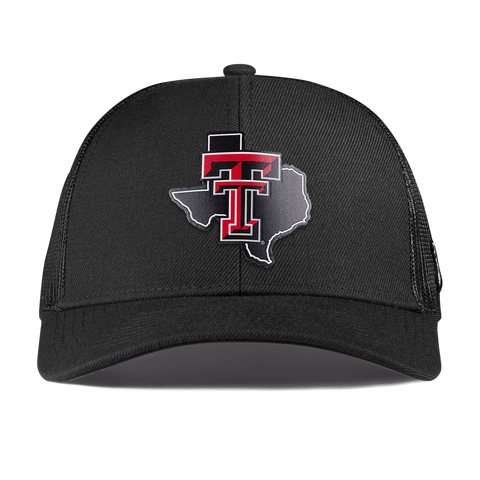 Texas Tech University "Lubbock Local" Curved Stretch Trucker Black
