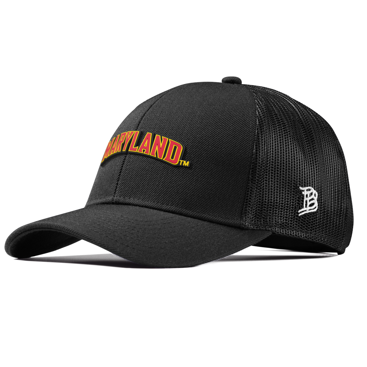 University of Maryland "Maryland Block" Curved Stretch Trucker Black