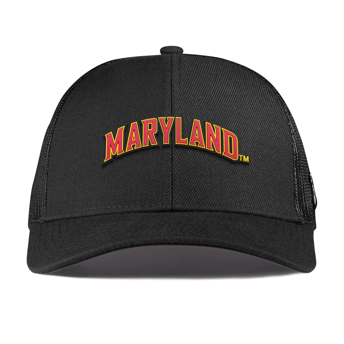 University of Maryland "Maryland Block" Curved Stretch Trucker Black