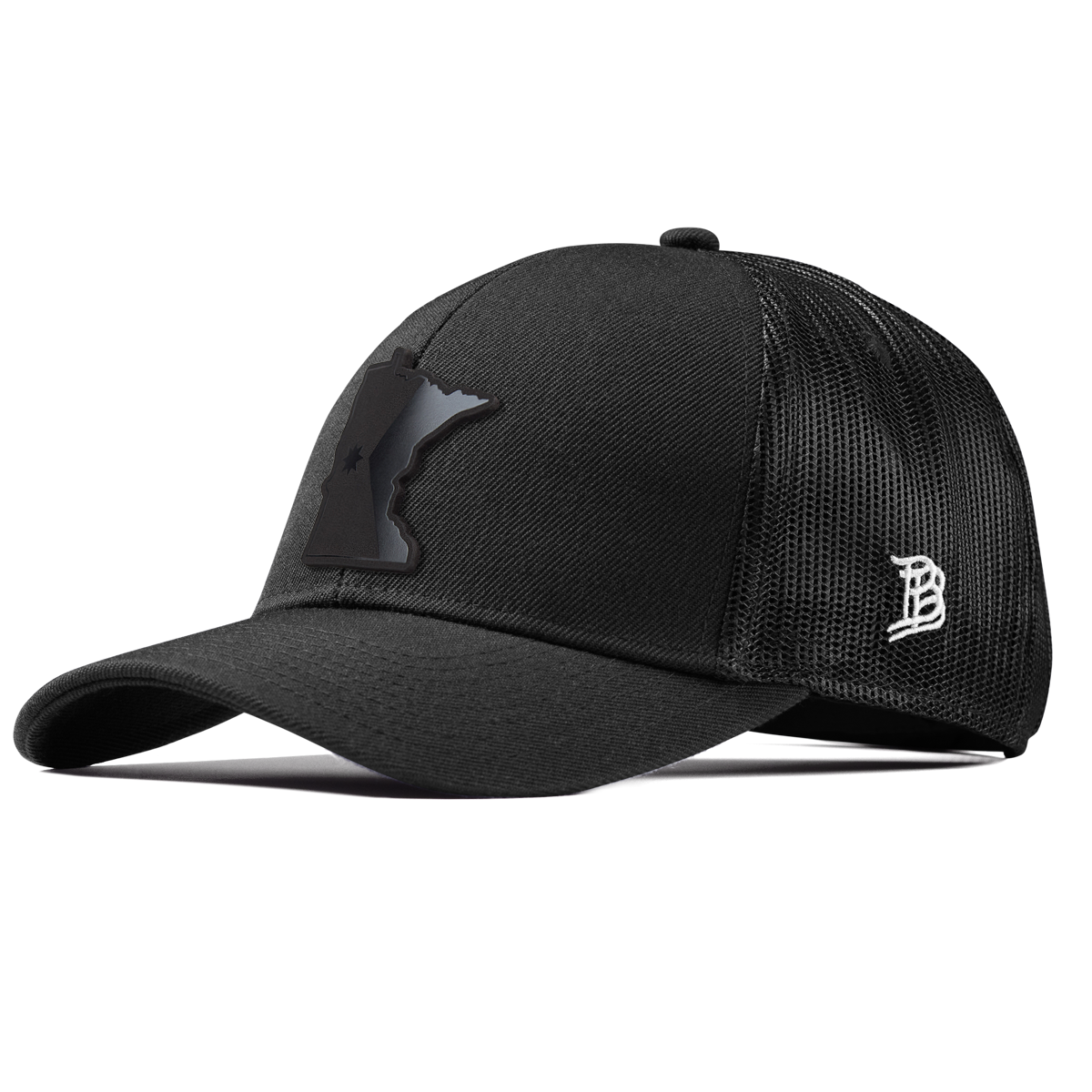 Minnesota 32 Midnight Stretch Snapback Trucker Black