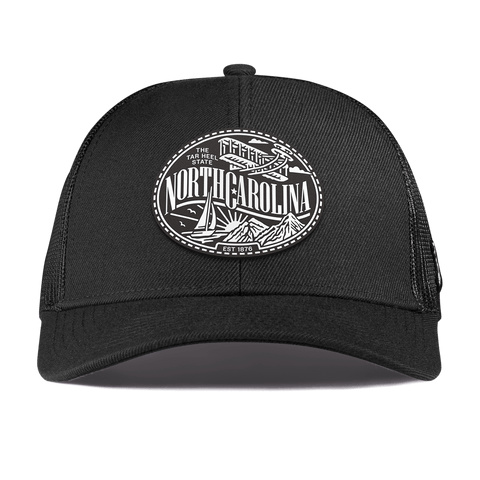 North Carolina Traveler Curved Stretch Trucker Black