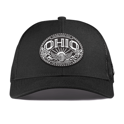 Ohio Traveler Curved Stretch Trucker Black