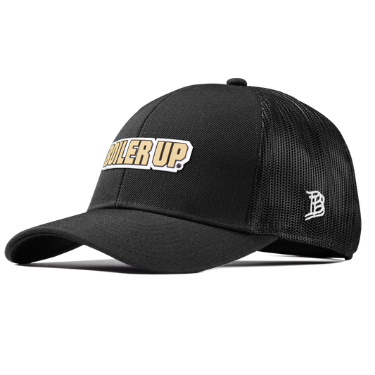 Purdue University "Purdue Boiler Up" Curved Stretch Trucker Black