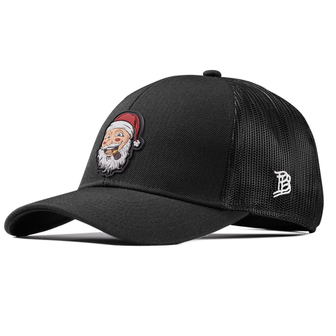 Santa PVC Curved Stretch Trucker Black