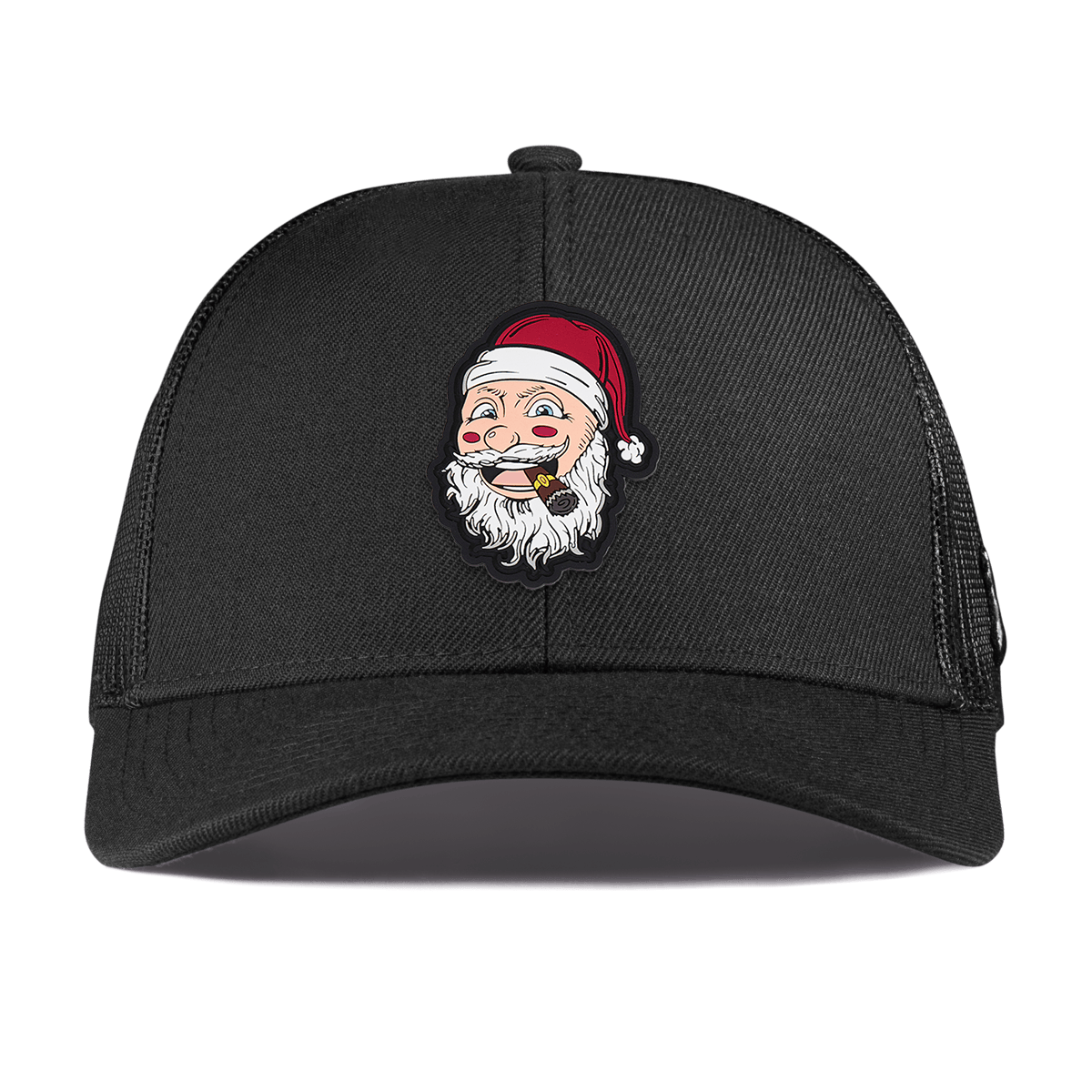 Santa PVC Curved Stretch Trucker Black