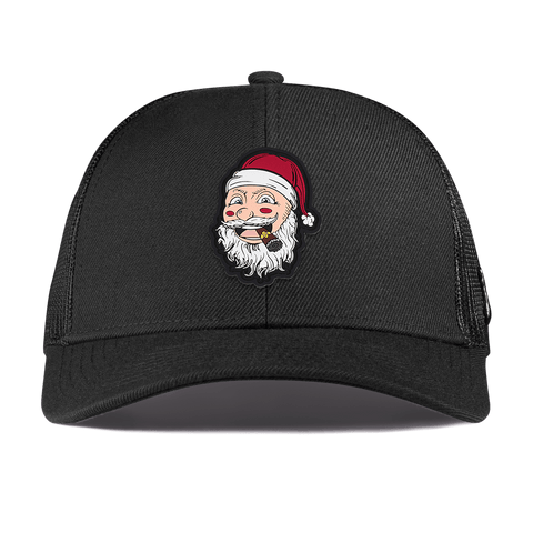 Santa PVC Curved Stretch Trucker Black