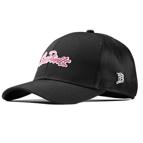 Arizona State University "Sun Devils Script" Curved Stretch Trucker Black