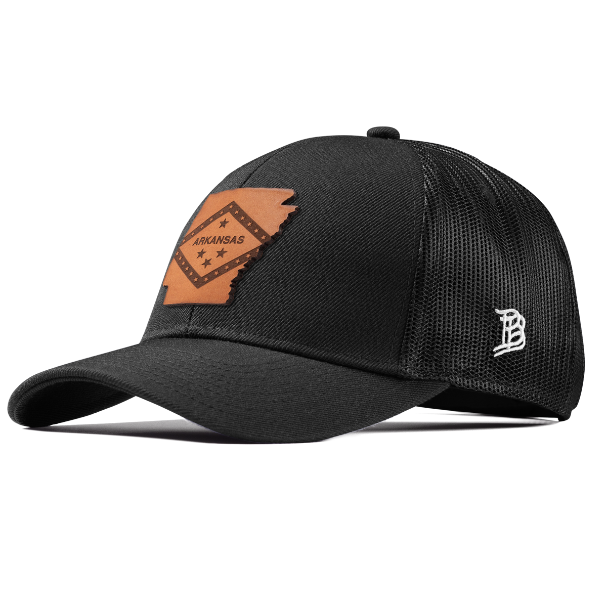 Arkansas 25 Stretch Snapback Trucker Black