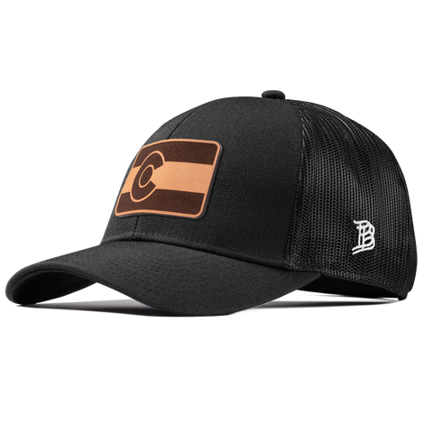 Colorado 38 Stretch Snapback Trucker Black