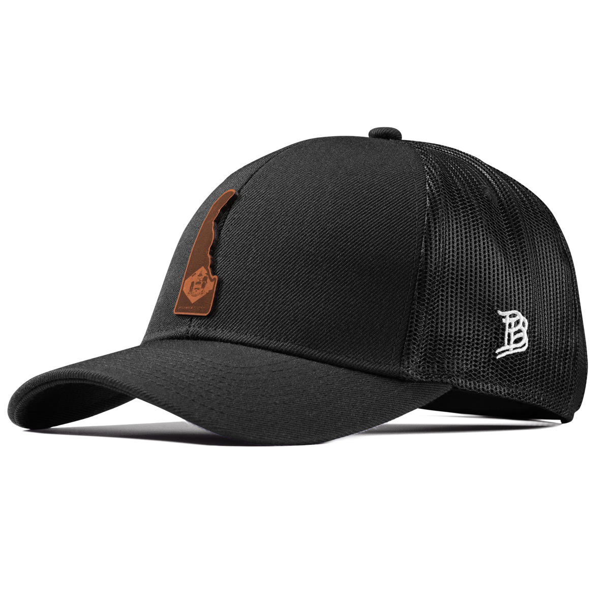 Delaware 1 Stretch Snapback Trucker Black