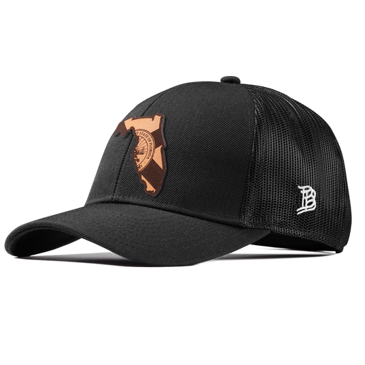 Florida 27 Stretch Snapback Trucker Black