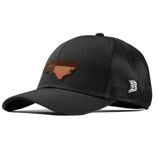 North Carolina 12 Stretch Snapback Trucker Black