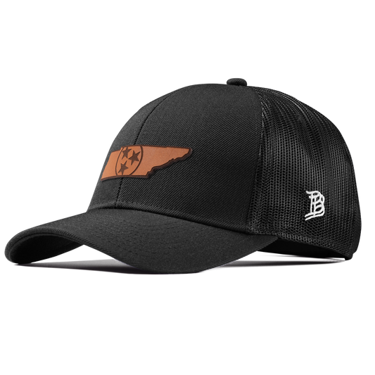 Tennessee 16 Stretch Snapback Trucker Black