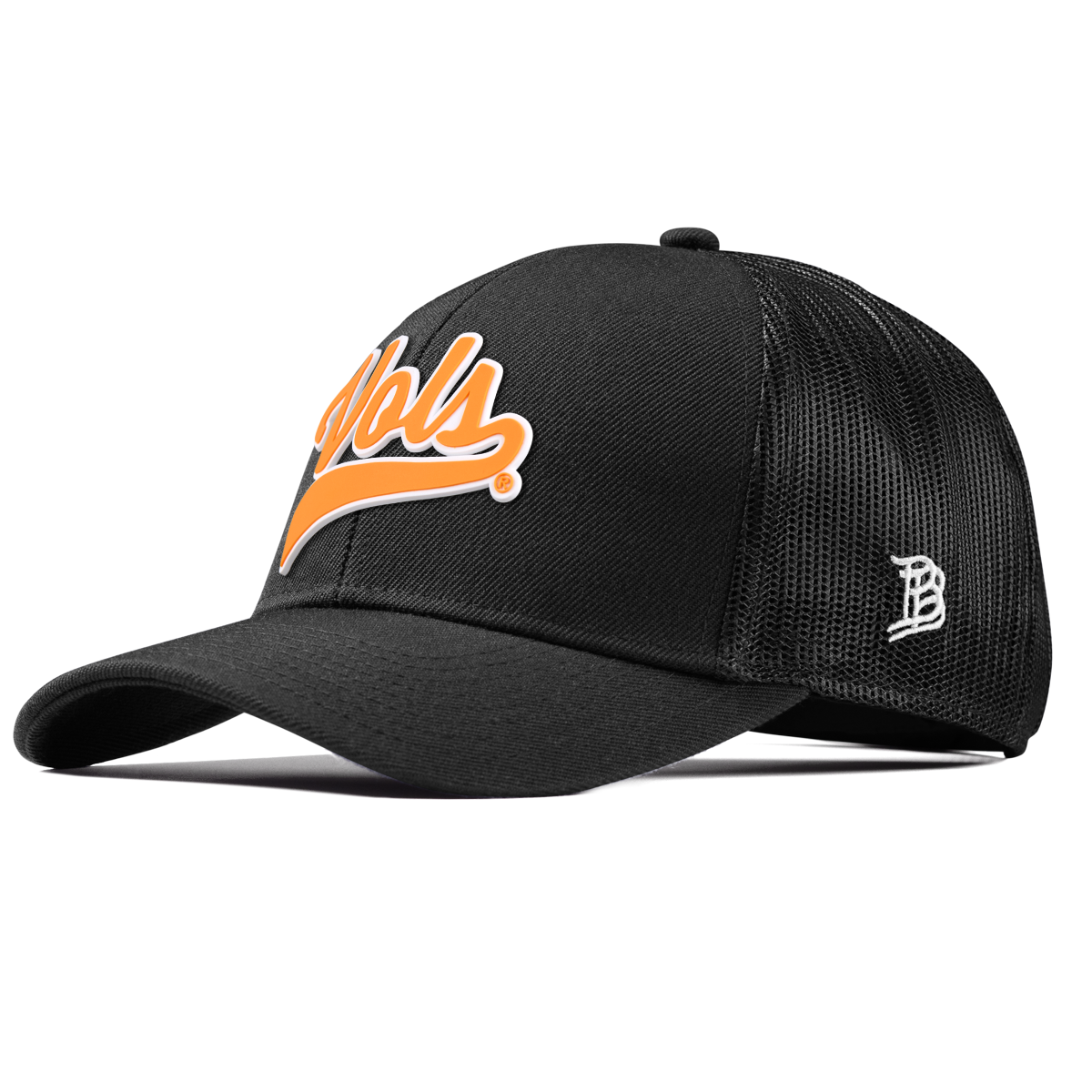 University of Tennessee "Tennessee Vols Script" Curved Stretch Trucker Black