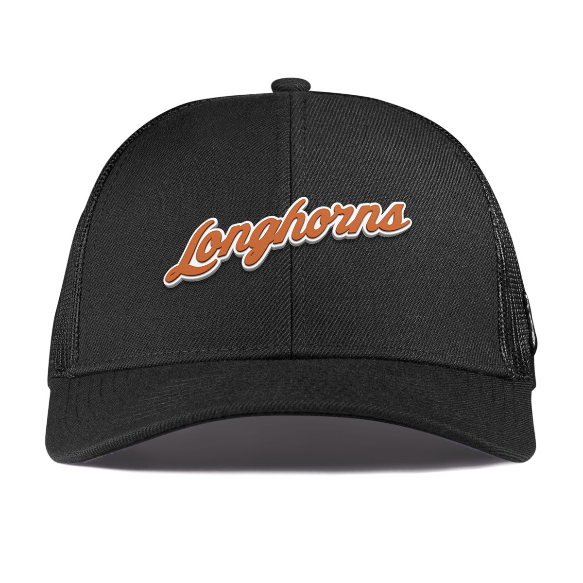 University of Texas "Texas Longhorn Script" Curved Stretch Trucker Black