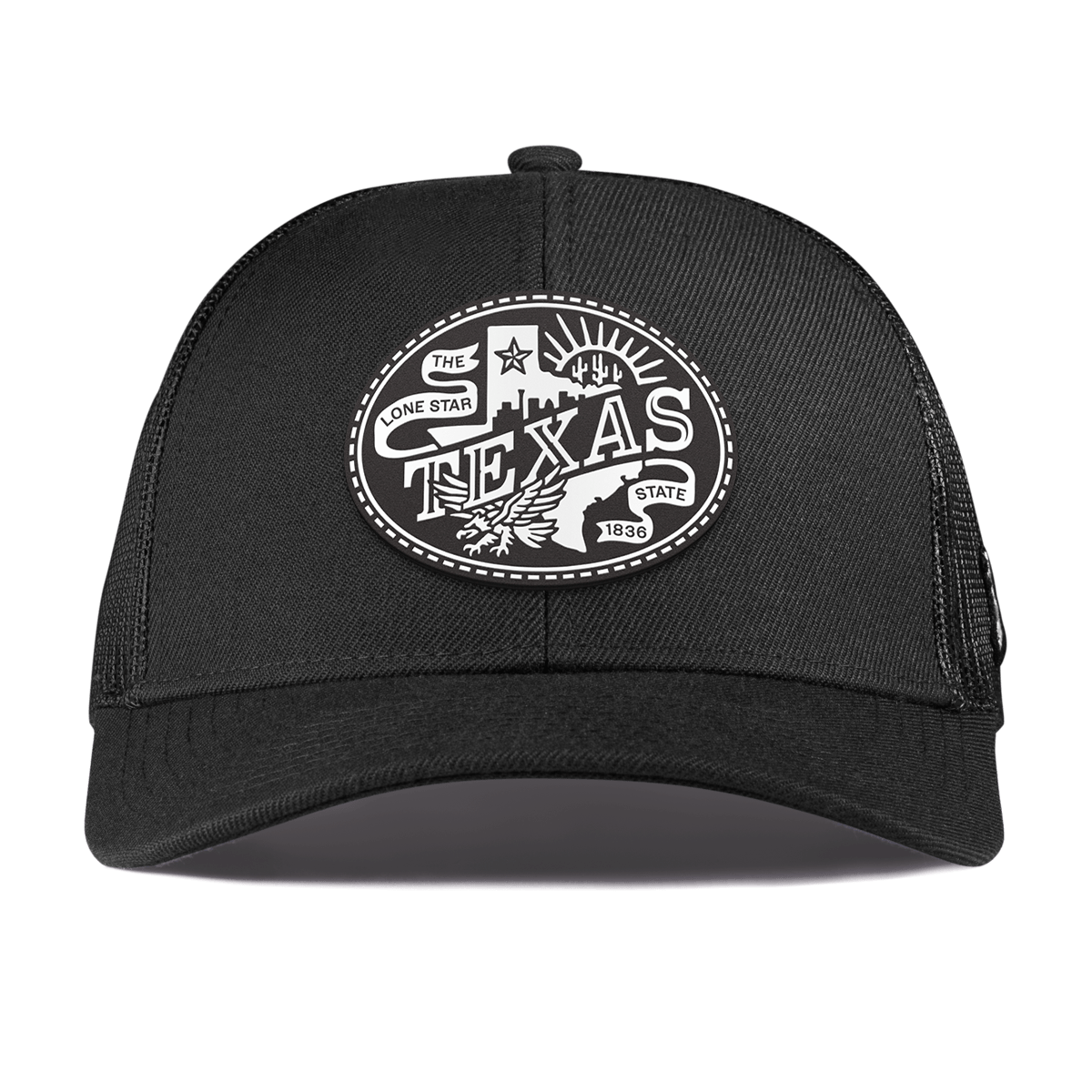 Texas Traveler Curved Stretch Trucker Black