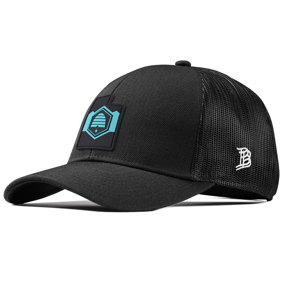 Utah Turquoise Stretch Snapback Trucker