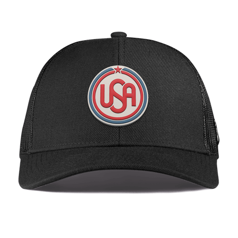 USA Icon Curved Stretch Trucker Black