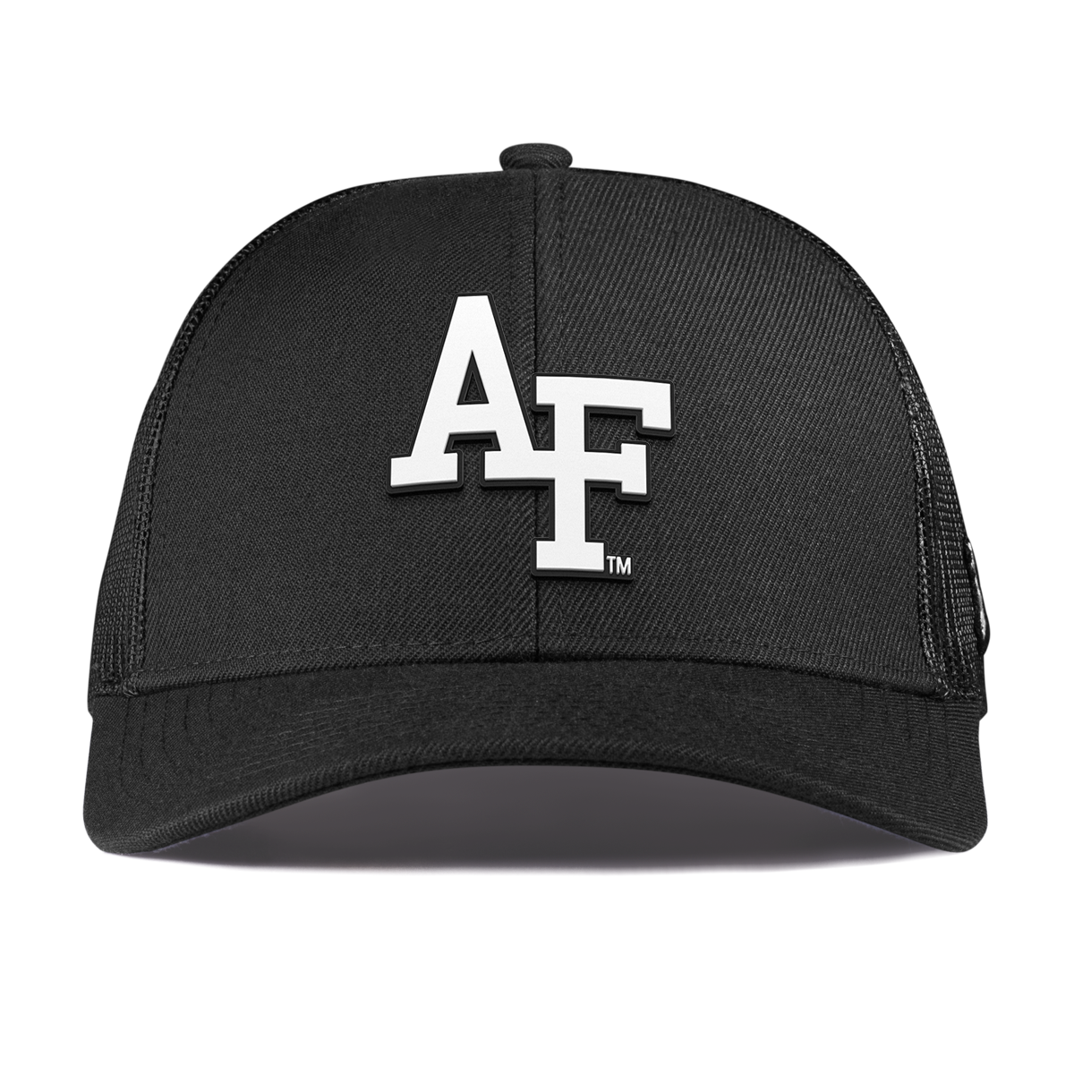 Air Force Academy "Vintage Air Force Team Logo" Curved Stretch Trucker Black