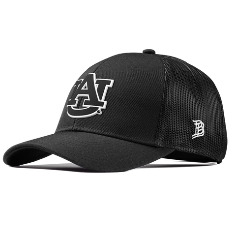 Auburn University "Vintage Auburn Team Logo" Curved Stretch Trucker Black 