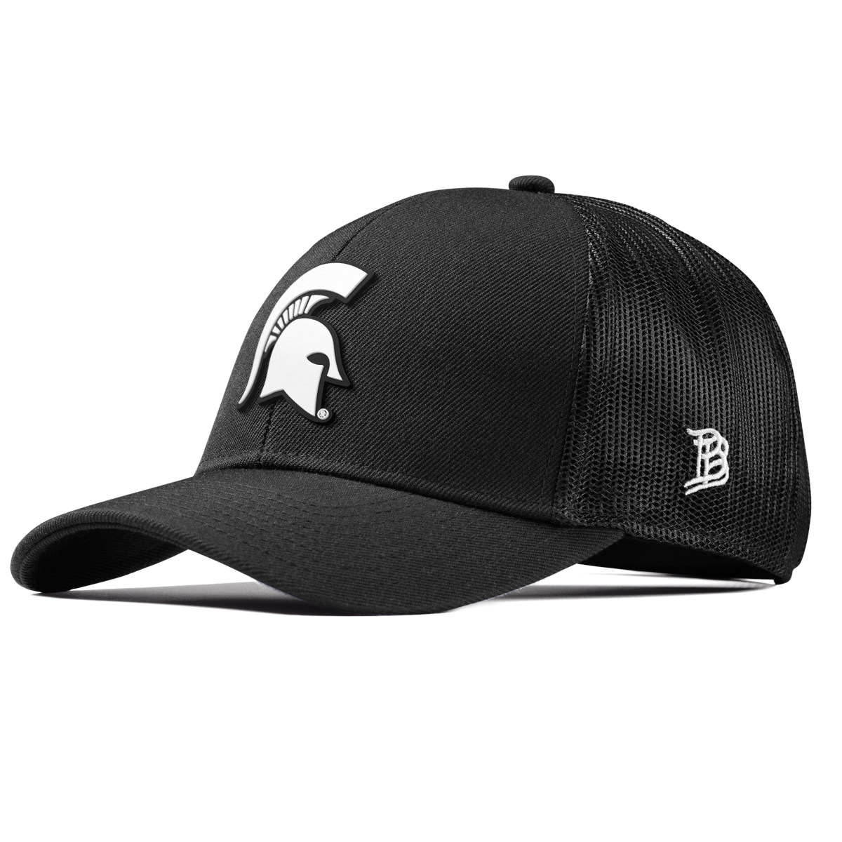 Michigan State University "Vintage MSU Team Logo" Curved Stretch Trucker Black
