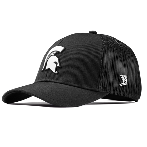 Michigan State University "Vintage MSU Team Logo" Curved Stretch Trucker Black