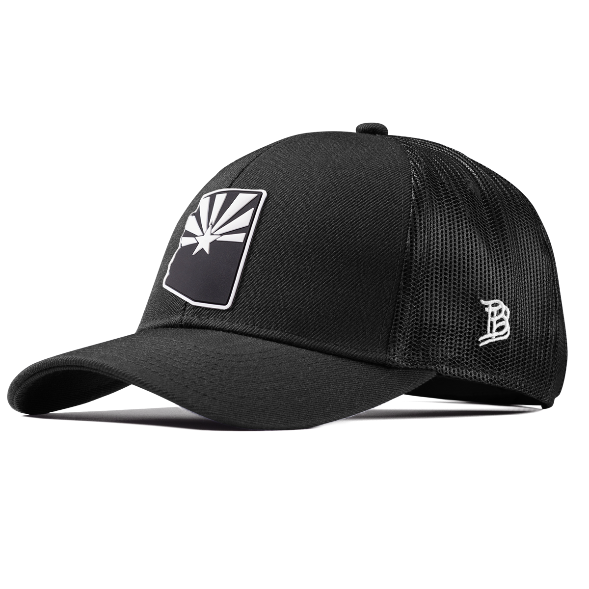 Arizona Vintage Stretch Snapback Trucker Black