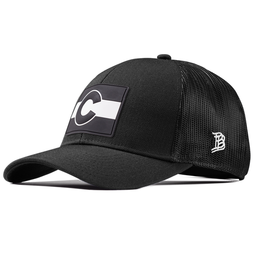 Colorado Vintage Stretch Snapback Trucker Black