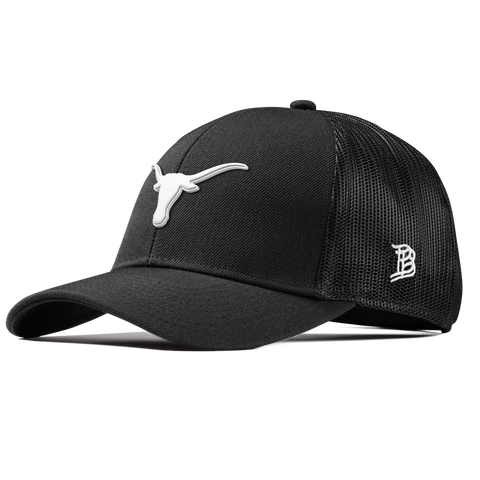 University of Texas "Vintage Texas Longhorn" Curved Stretch Trucker Black