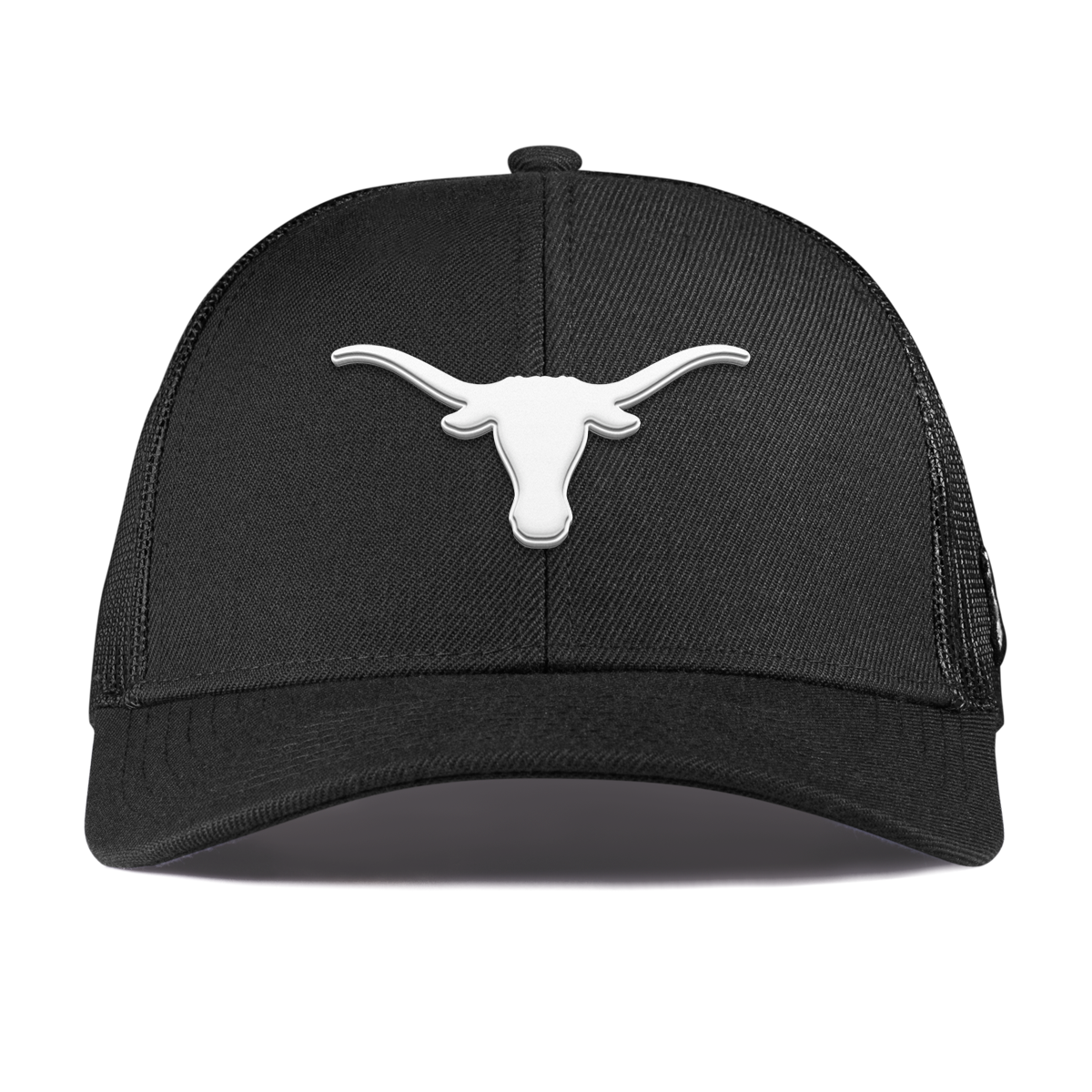University of Texas "Vintage Texas Longhorn" Curved Stretch Trucker Black