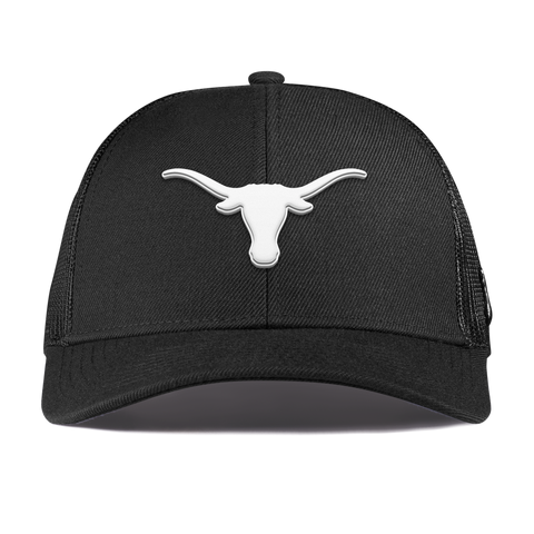 University of Texas "Vintage Texas Longhorn" Curved Stretch Trucker Black