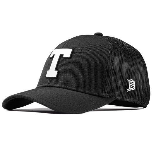 University of Texas "Vintage Texas Team Logo" Curved Stretch Trucker Black