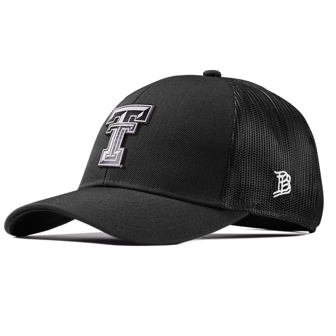 Texas Tech University "Vintage Texas Tech" Curved Stretch Trucker Black