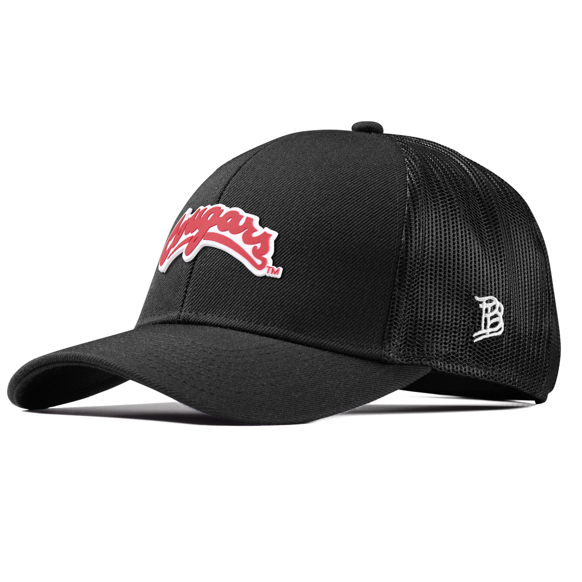 Washington State University "Washington State Cougars Script" Curved Stretch Trucker Black