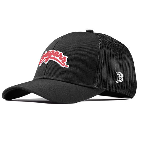 Washington State University "Washington State Cougars Script" Curved Stretch Trucker Black