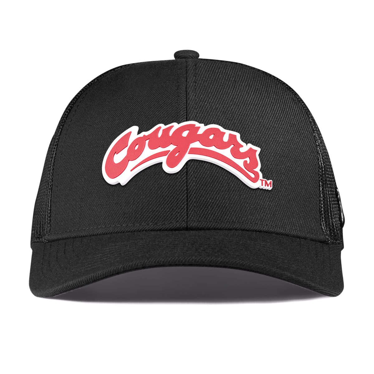 Washington State University "Washington State Cougars Script" Curved Stretch Trucker Black