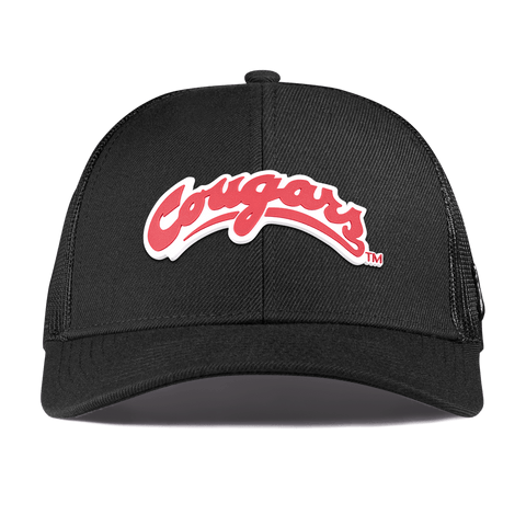 Washington State University "Washington State Cougars Script" Curved Stretch Trucker Black
