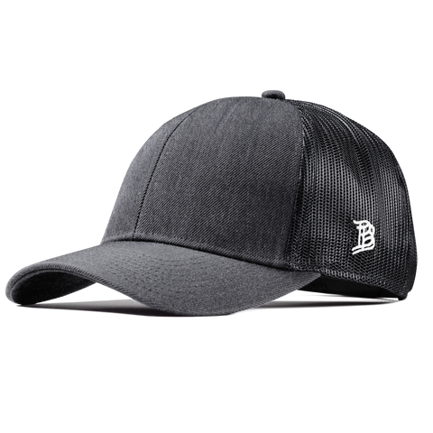 Bare Stretch Snapback Trucker Charcoal